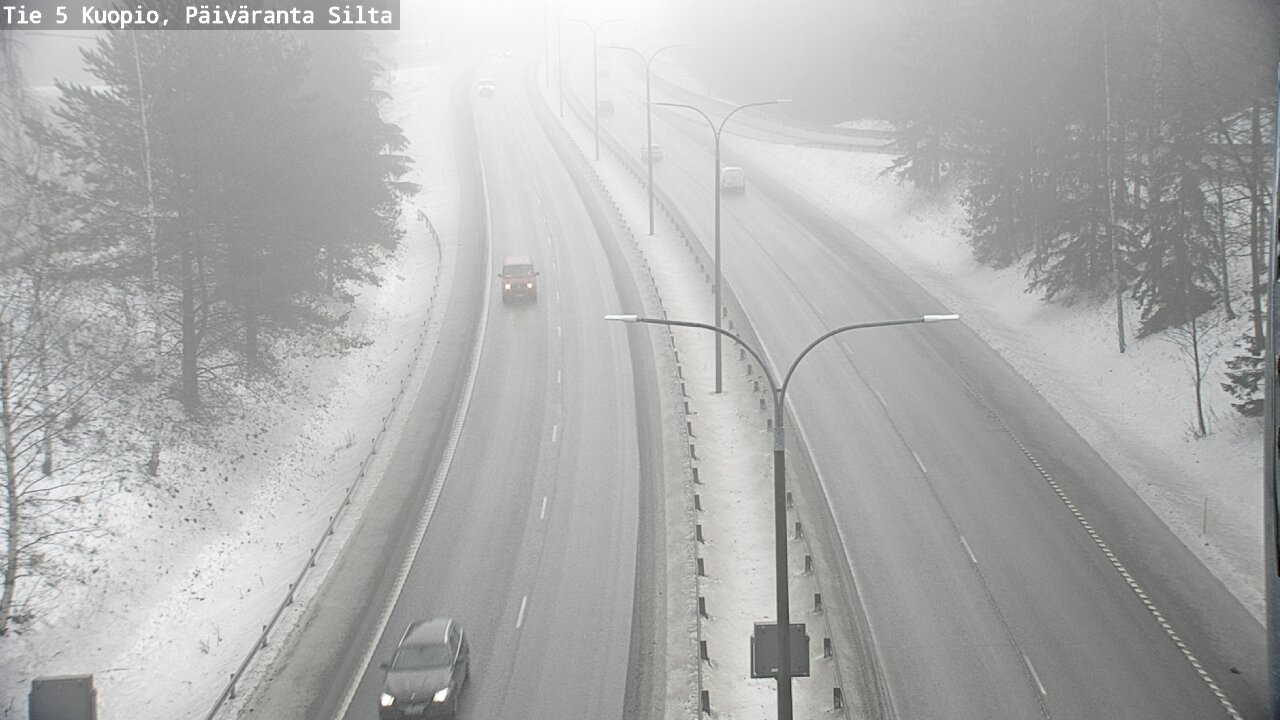 Weather Camera Image Road 5 Kuopio, Päiväranta silta, Kuopio, Pohjois-Savo