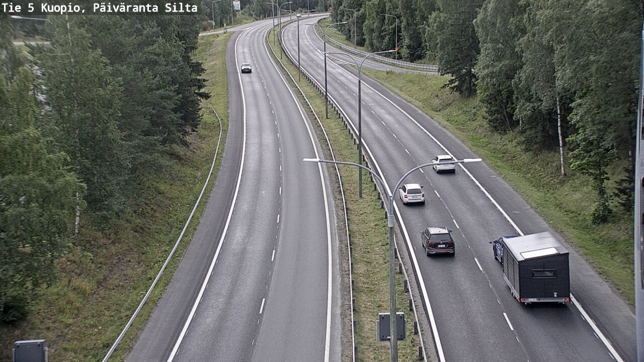 Kelikamerat Kuva Tie 5 Kuopio, Päiväranta silta, Kuopio, Pohjois-Savo