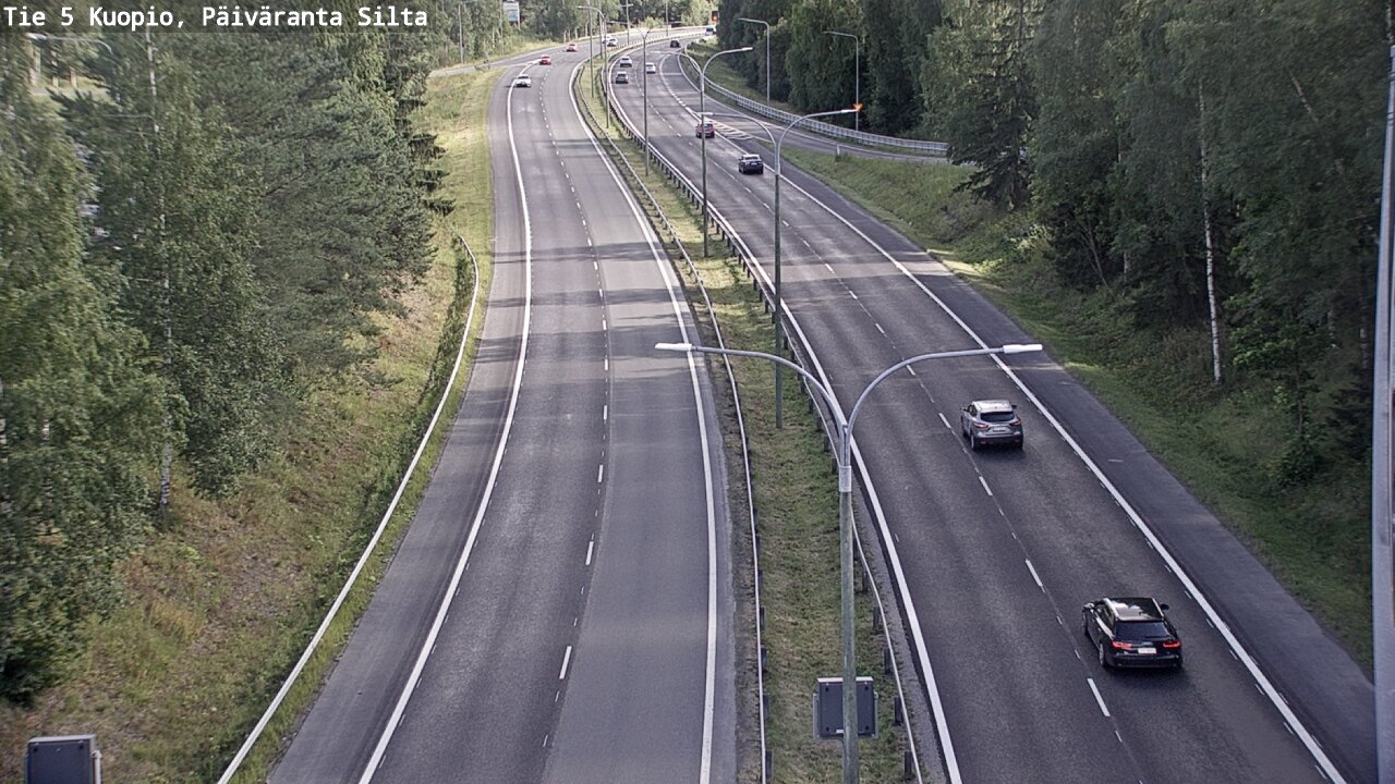 Kelikamerat Kuva Tie 5 Kuopio, Päiväranta silta, Kuopio, Pohjois-Savo
