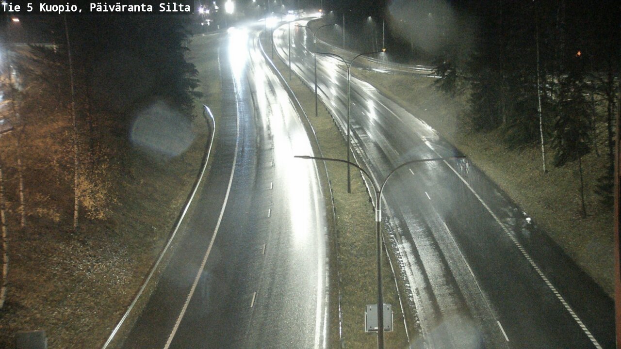 Weather Camera Image Väg 5 Kuopio, Päiväranta silta, Kuopio, Pohjois-Savo