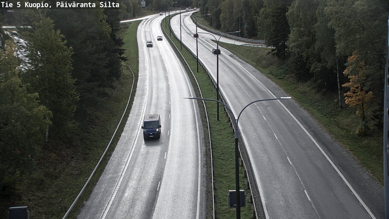 Kelikamerat Kuva Tie 5 Kuopio, Päiväranta silta, Kuopio, Pohjois-Savo