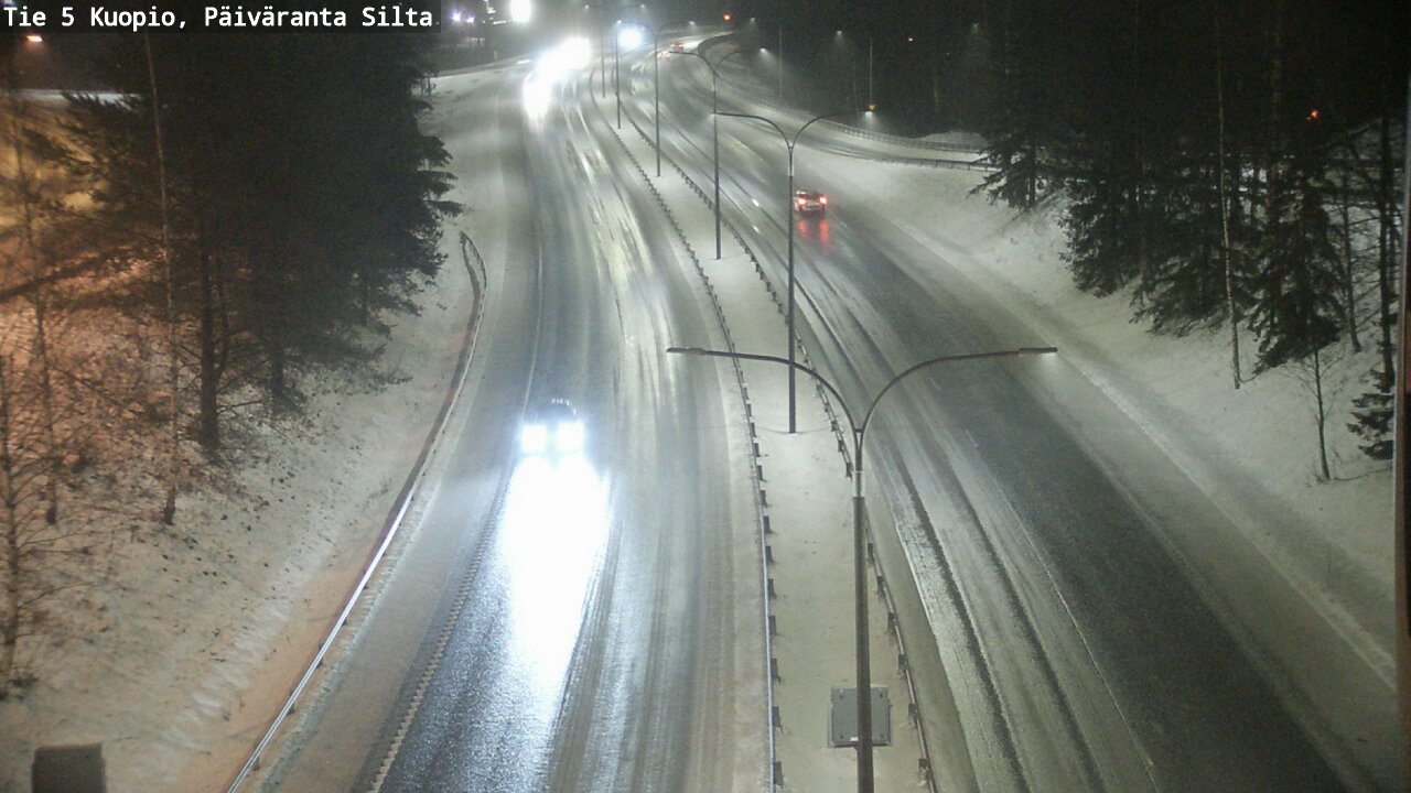 Weather Camera Image Road 5 Kuopio, Päiväranta silta, Kuopio, Pohjois-Savo