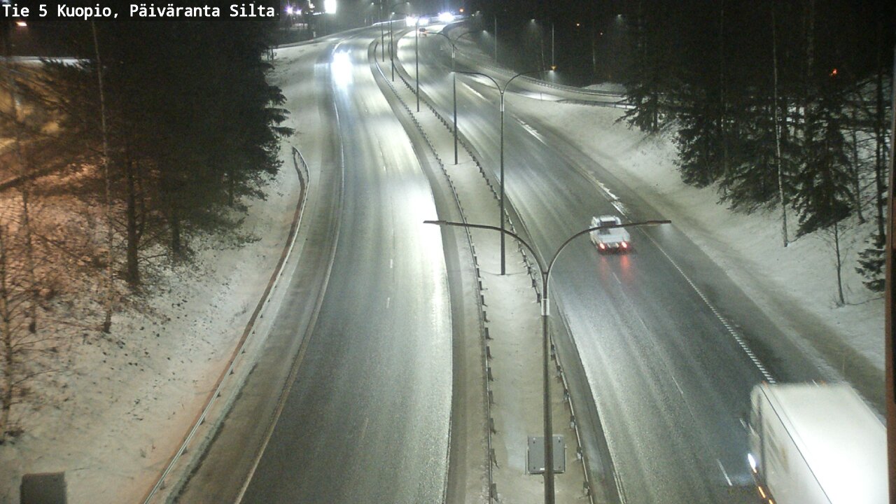 Weather Camera Image Road 5 Kuopio, Päiväranta silta, Kuopio, Pohjois-Savo