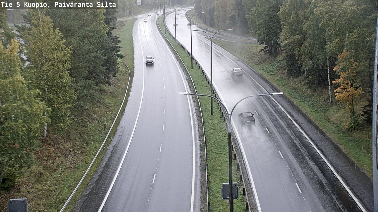 Weather Camera Image Road 5 Kuopio, Päiväranta silta, Kuopio, Pohjois-Savo