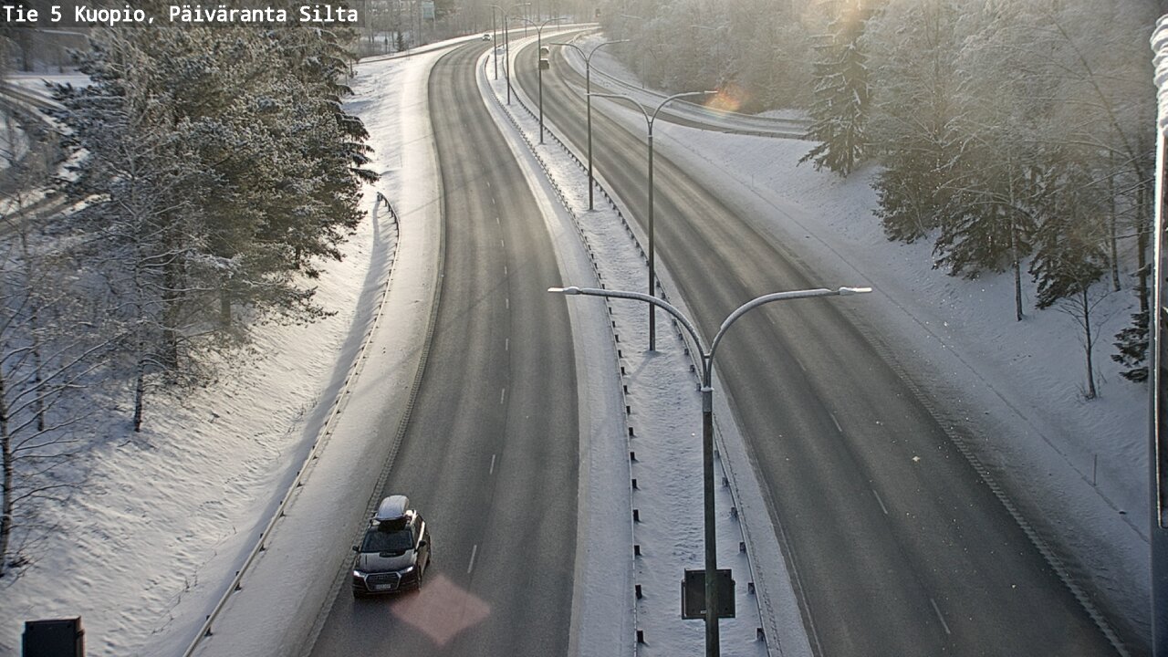 Weather Camera Image Väg 5 Kuopio, Päiväranta silta, Kuopio, Pohjois-Savo