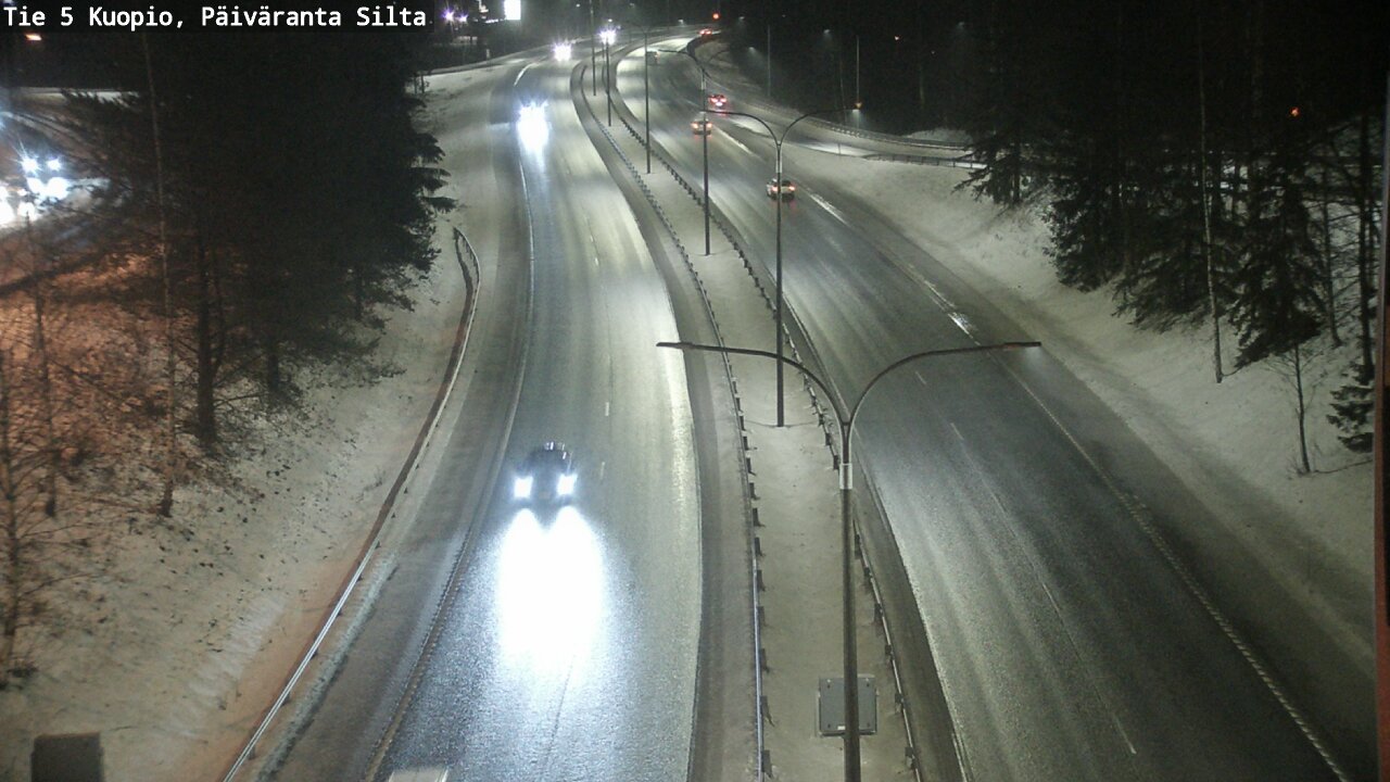 Weather Camera Image Road 5 Kuopio, Päiväranta silta, Kuopio, Pohjois-Savo