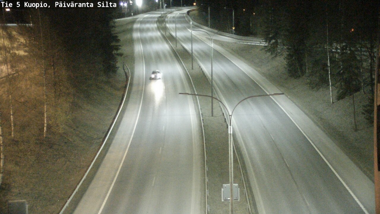 Weather Camera Image Väg 5 Kuopio, Päiväranta silta, Kuopio, Pohjois-Savo
