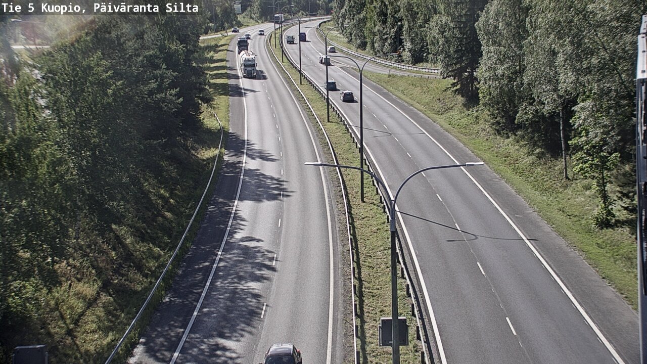 Kelikamerat Kuva Tie 5 Kuopio, Päiväranta silta, Kuopio, Pohjois-Savo