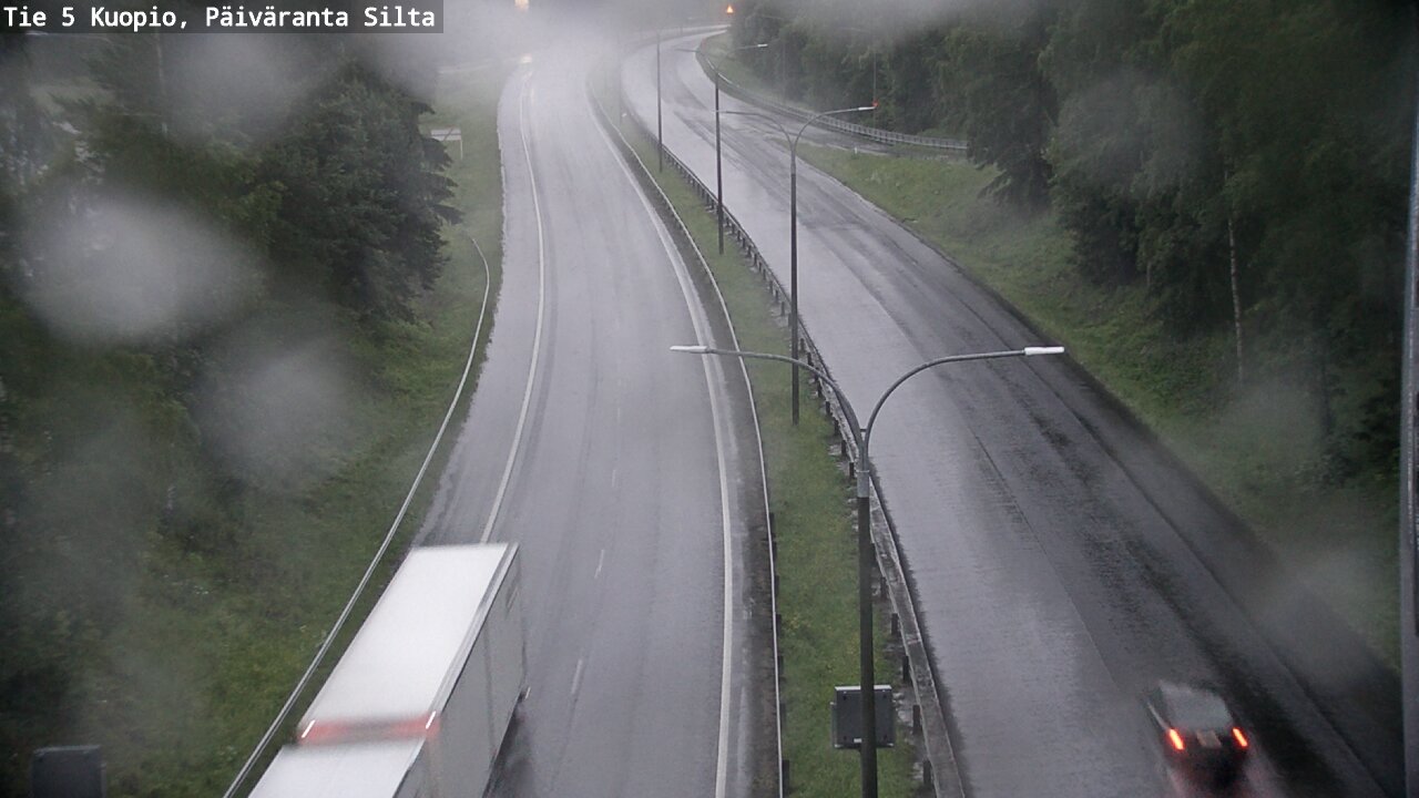 Weather Camera Image Road 5 Kuopio, Päiväranta silta, Kuopio, Pohjois-Savo