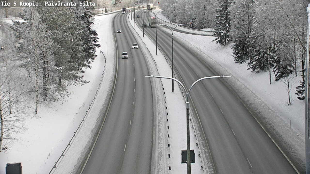 Kelikamerat Kuva Tie 5 Kuopio, Päiväranta silta, Kuopio, Pohjois-Savo