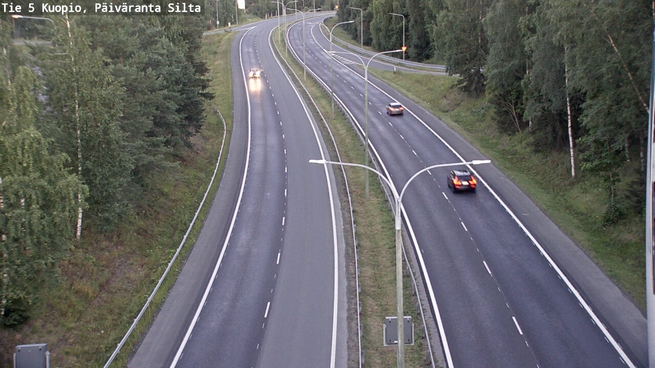 Kelikamerat Kuva Tie 5 Kuopio, Päiväranta silta, Kuopio, Pohjois-Savo