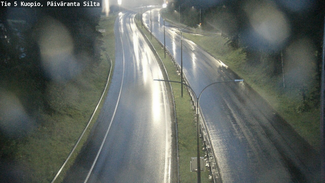 Weather Camera Image Road 5 Kuopio, Päiväranta silta, Kuopio, Pohjois-Savo