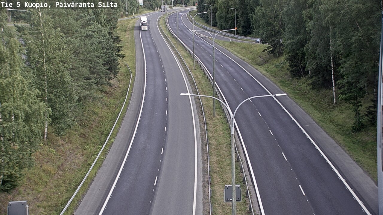 Kelikamerat Kuva Tie 5 Kuopio, Päiväranta silta, Kuopio, Pohjois-Savo