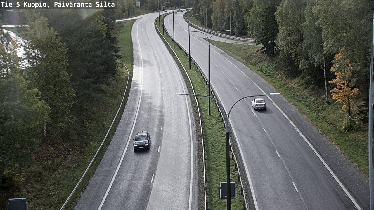Kelikamerat Kuva Tie 5 Kuopio, Päiväranta silta, Kuopio, Pohjois-Savo