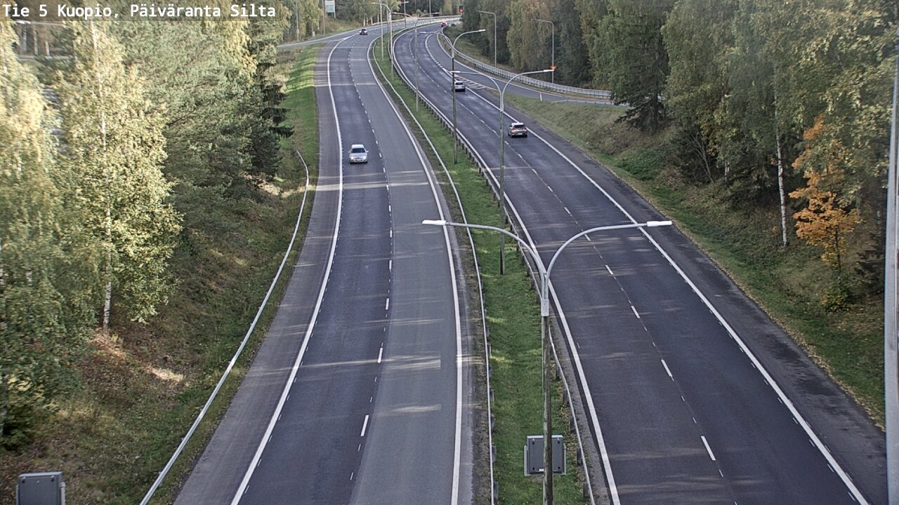 Kelikamerat Kuva Tie 5 Kuopio, Päiväranta silta, Kuopio, Pohjois-Savo
