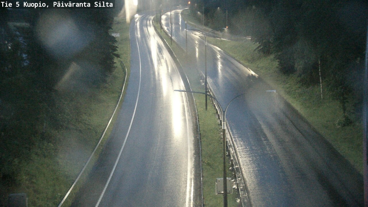 Weather Camera Image Road 5 Kuopio, Päiväranta silta, Kuopio, Pohjois-Savo