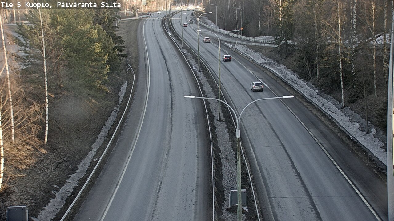 Kelikamerat Kuva Tie 5 Kuopio, Päiväranta silta, Kuopio, Pohjois-Savo