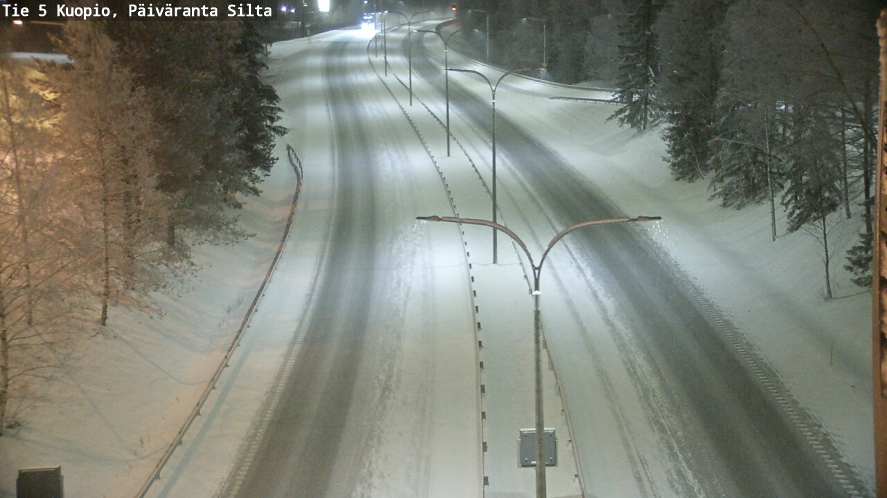 Kelikamerat Kuva Tie 5 Kuopio, Päiväranta silta, Kuopio, Pohjois-Savo