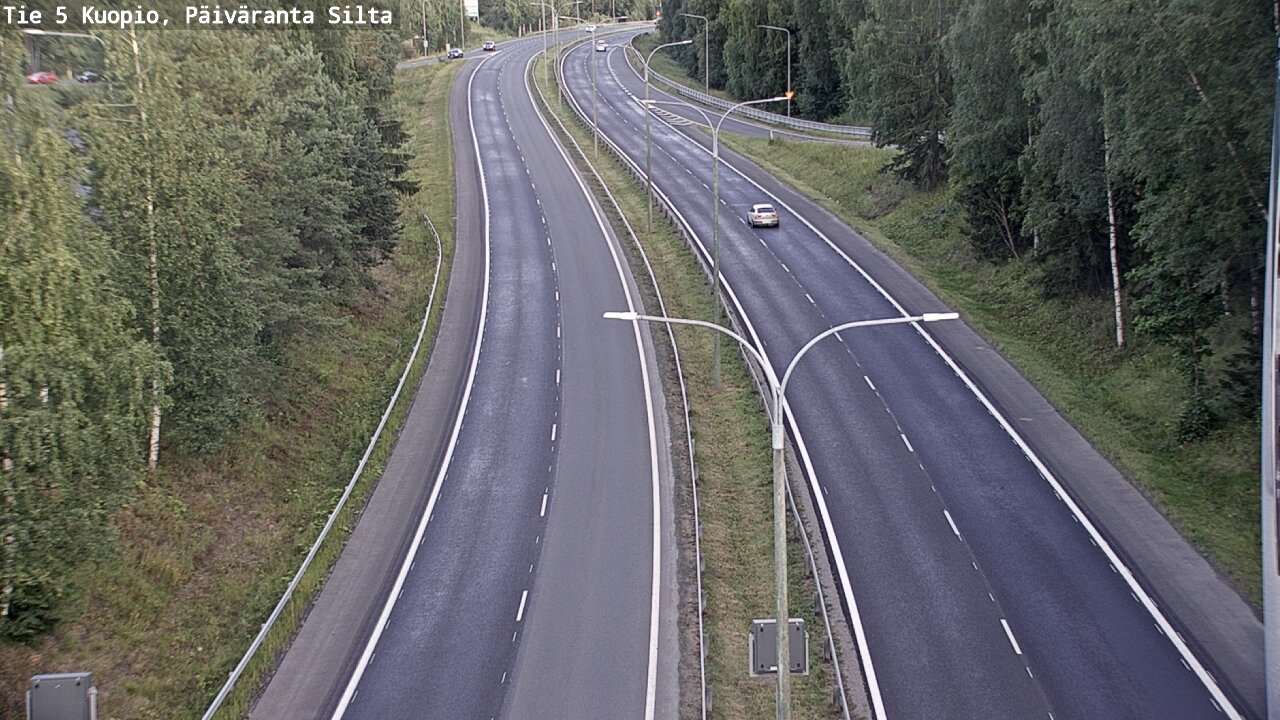 Kelikamerat Kuva Tie 5 Kuopio, Päiväranta silta, Kuopio, Pohjois-Savo