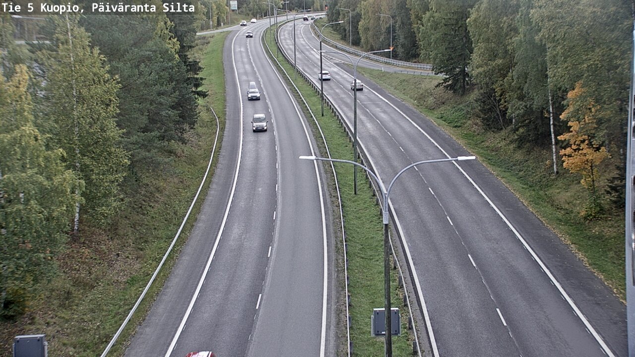 Kelikamerat Kuva Tie 5 Kuopio, Päiväranta silta, Kuopio, Pohjois-Savo