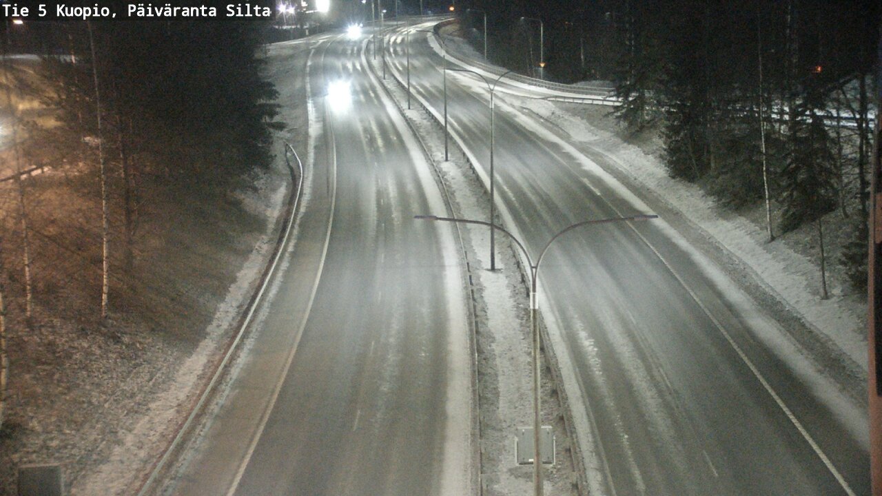 Kelikamerat Kuva Tie 5 Kuopio, Päiväranta silta, Kuopio, Pohjois-Savo