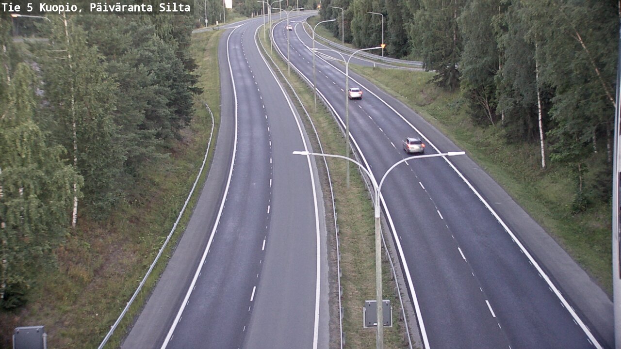 Kelikamerat Kuva Tie 5 Kuopio, Päiväranta silta, Kuopio, Pohjois-Savo