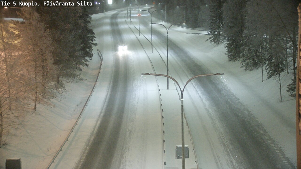 Kelikamerat Kuva Tie 5 Kuopio, Päiväranta silta, Kuopio, Pohjois-Savo