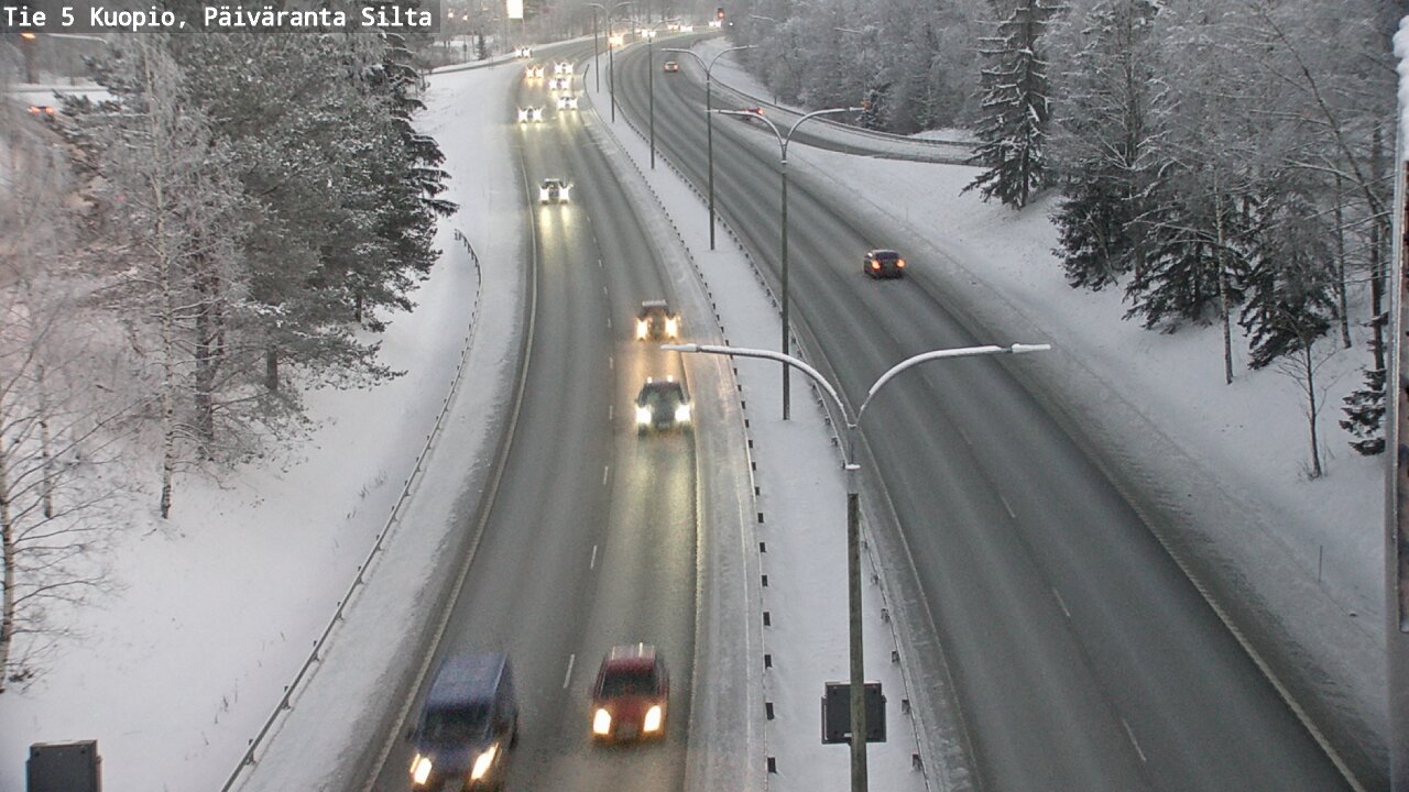 Kelikamerat Kuva Tie 5 Kuopio, Päiväranta silta, Kuopio, Pohjois-Savo