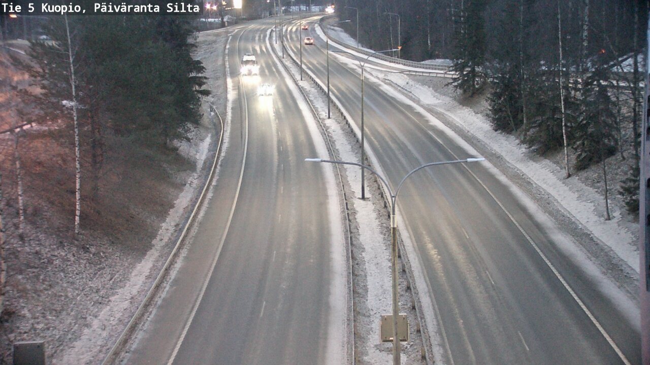 Kelikamerat Kuva Tie 5 Kuopio, Päiväranta silta, Kuopio, Pohjois-Savo
