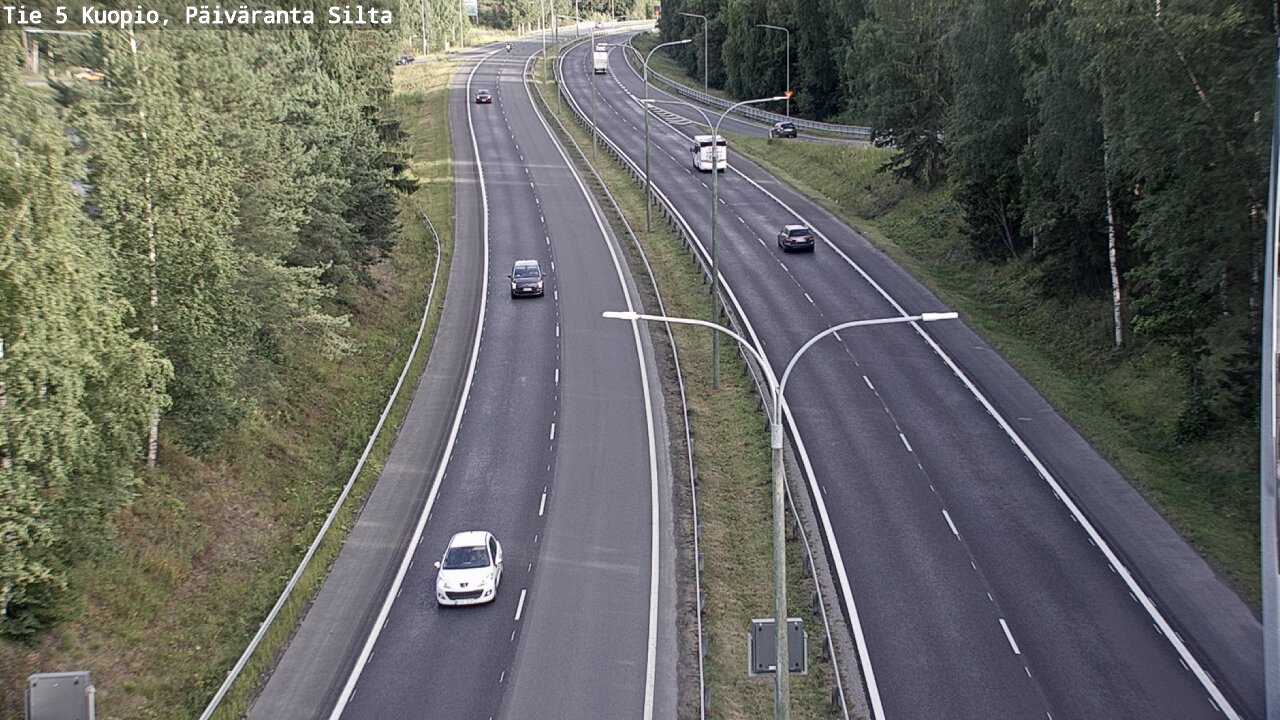 Kelikamerat Kuva Tie 5 Kuopio, Päiväranta silta, Kuopio, Pohjois-Savo