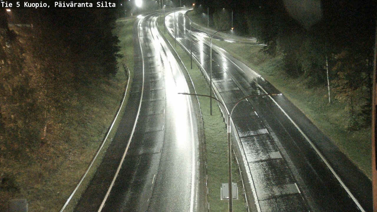 Weather Camera Image Road 5 Kuopio, Päiväranta silta, Kuopio, Pohjois-Savo