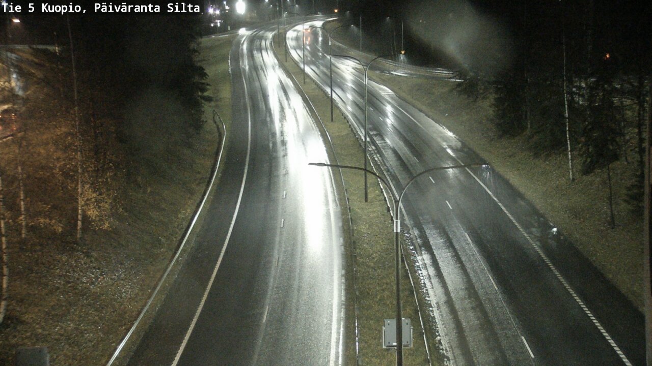 Weather Camera Image Väg 5 Kuopio, Päiväranta silta, Kuopio, Pohjois-Savo