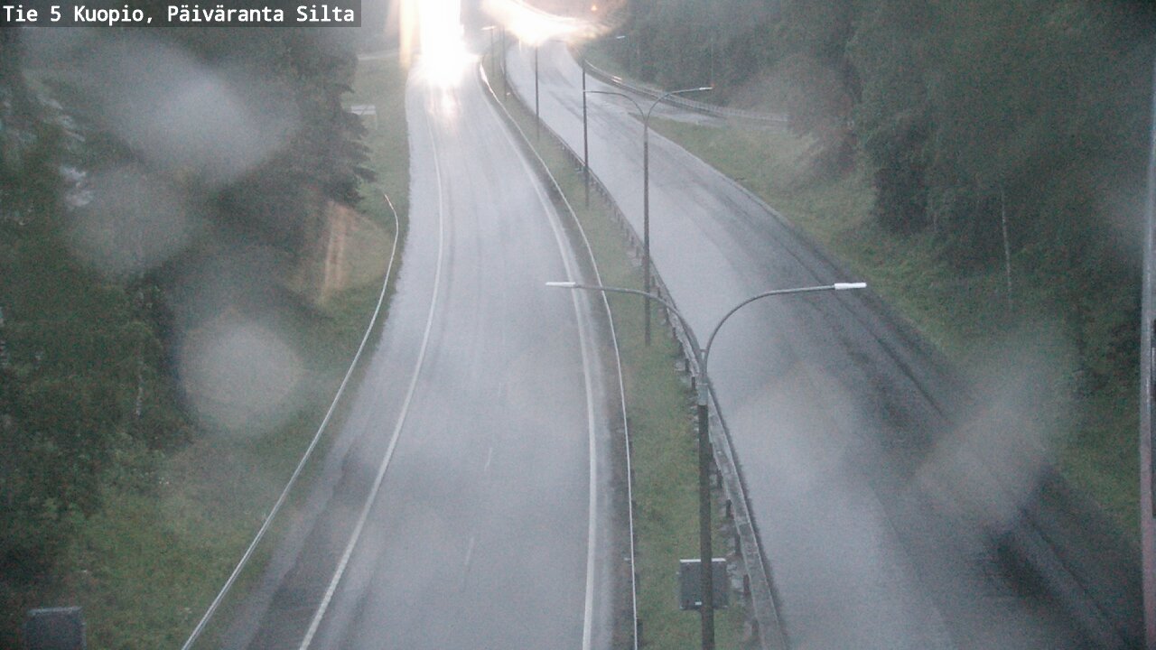 Weather Camera Image Road 5 Kuopio, Päiväranta silta, Kuopio, Pohjois-Savo
