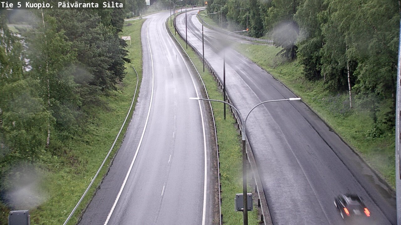 Weather Camera Image Road 5 Kuopio, Päiväranta silta, Kuopio, Pohjois-Savo