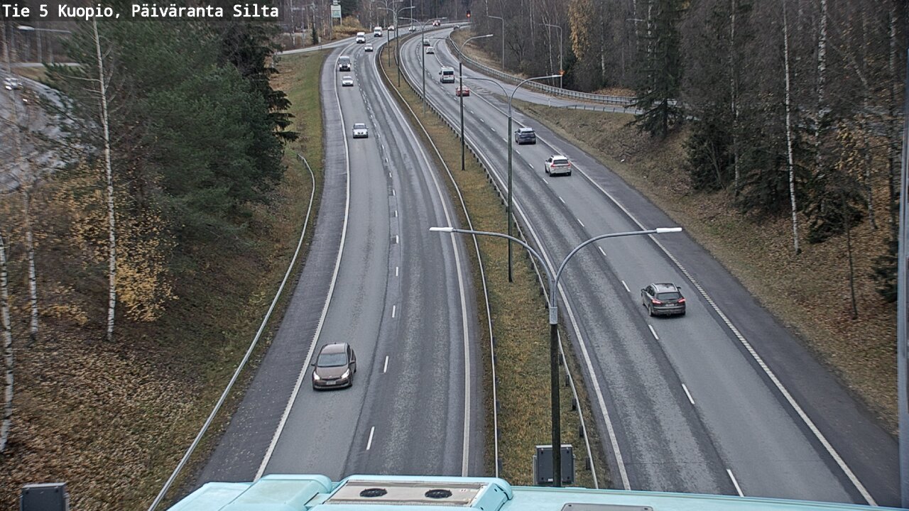Weather Camera Image Väg 5 Kuopio, Päiväranta silta, Kuopio, Pohjois-Savo