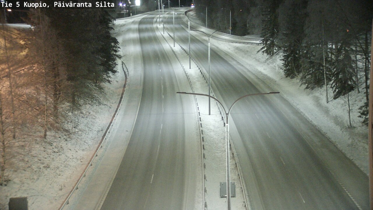 Kelikamerat Kuva Tie 5 Kuopio, Päiväranta silta, Kuopio, Pohjois-Savo