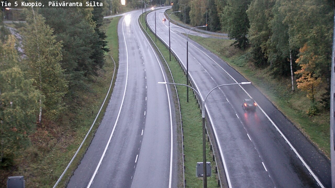 Weather Camera Image Road 5 Kuopio, Päiväranta silta, Kuopio, Pohjois-Savo