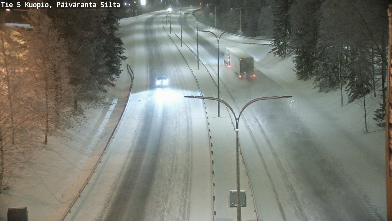 Kelikamerat Kuva Tie 5 Kuopio, Päiväranta silta, Kuopio, Pohjois-Savo