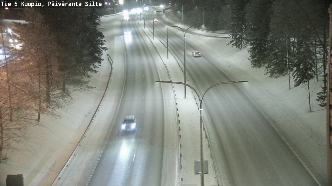 Kelikamerat Kuva Tie 5 Kuopio, Päiväranta silta, Kuopio, Pohjois-Savo