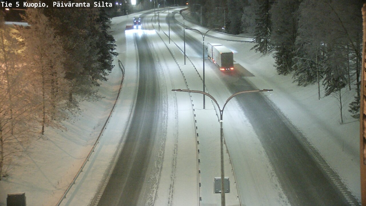 Kelikamerat Kuva Tie 5 Kuopio, Päiväranta silta, Kuopio, Pohjois-Savo