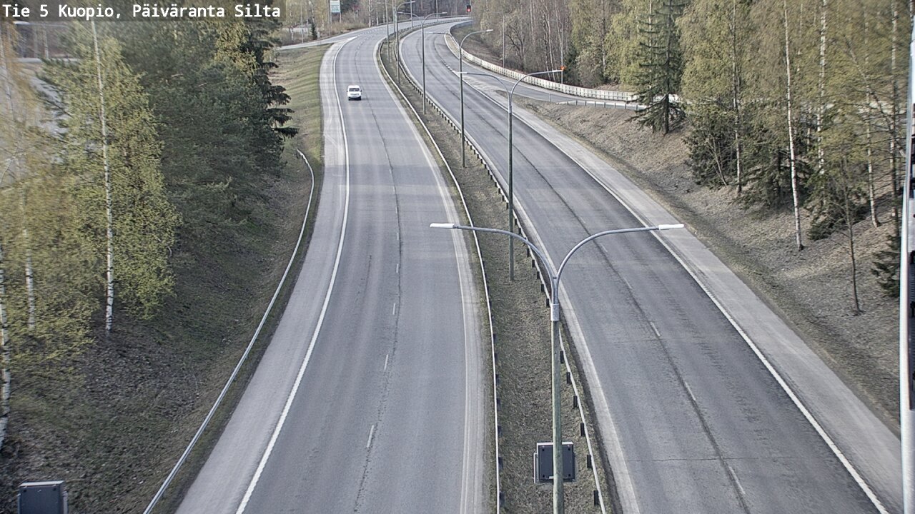 Kelikamerat Kuva Tie 5 Kuopio, Päiväranta silta, Kuopio, Pohjois-Savo