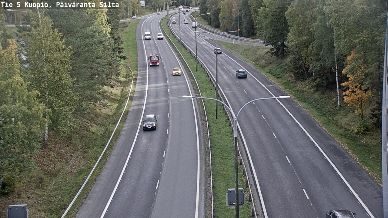 Kelikamerat Kuva Tie 5 Kuopio, Päiväranta silta, Kuopio, Pohjois-Savo