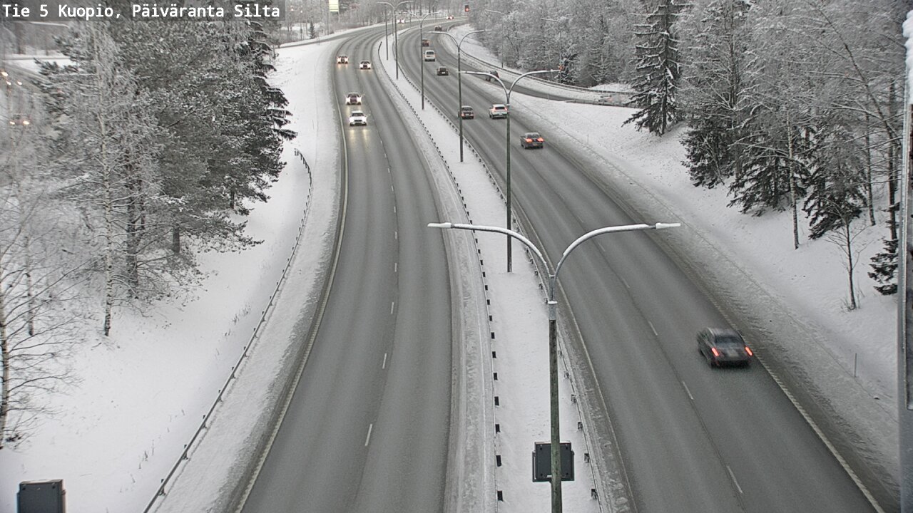 Kelikamerat Kuva Tie 5 Kuopio, Päiväranta silta, Kuopio, Pohjois-Savo