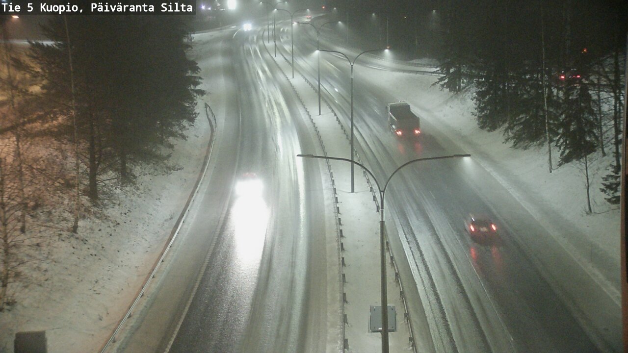 Weather Camera Image Road 5 Kuopio, Päiväranta silta, Kuopio, Pohjois-Savo