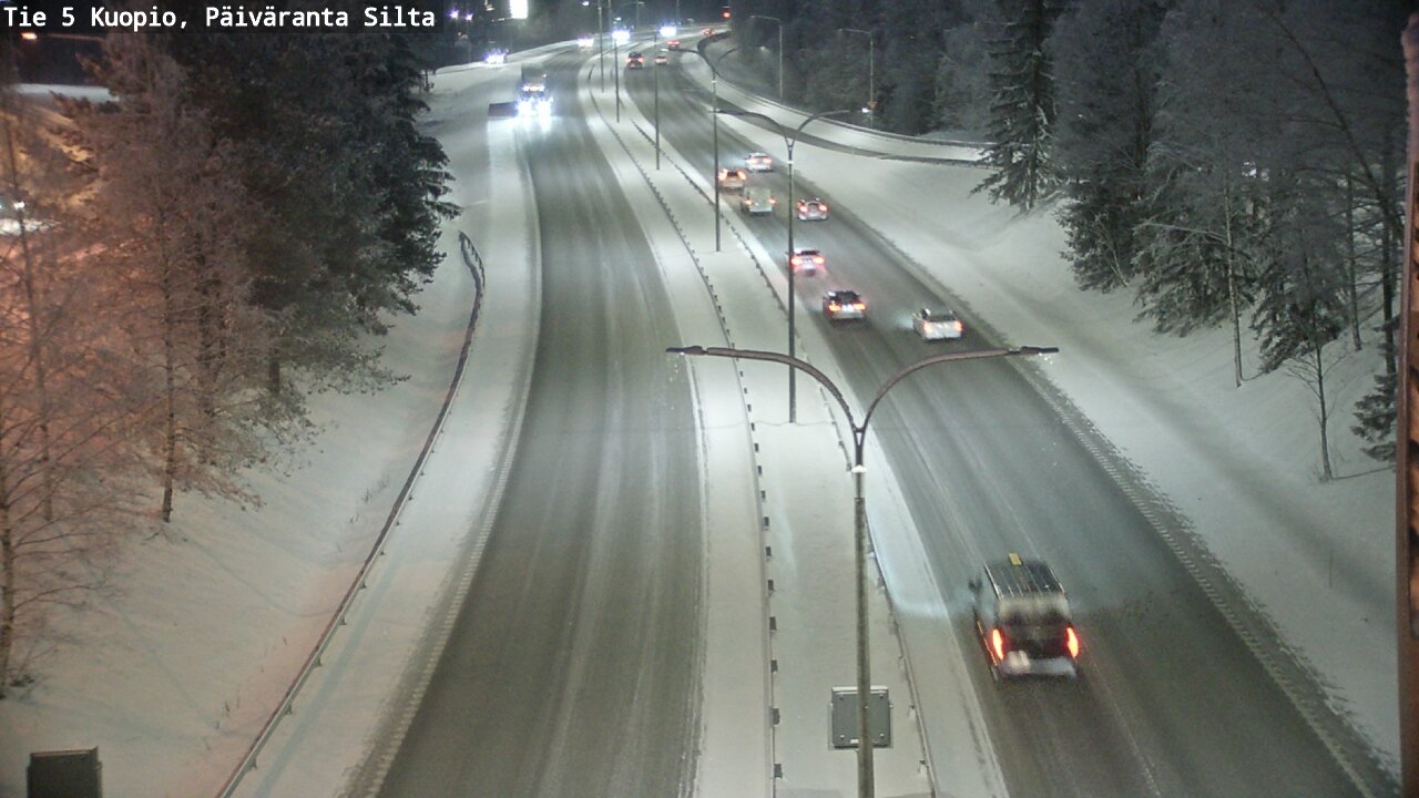 Kelikamerat Kuva Tie 5 Kuopio, Päiväranta silta, Kuopio, Pohjois-Savo