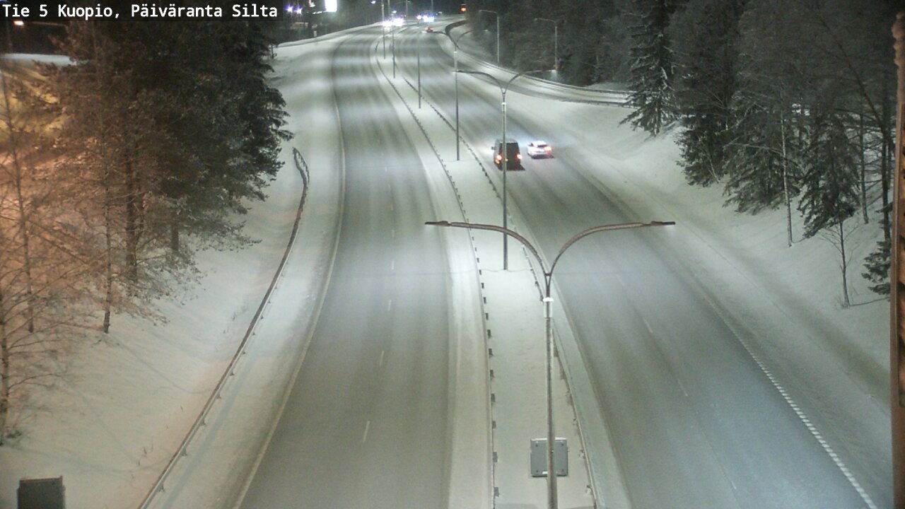 Weather Camera Image Väg 5 Kuopio, Päiväranta silta, Kuopio, Pohjois-Savo