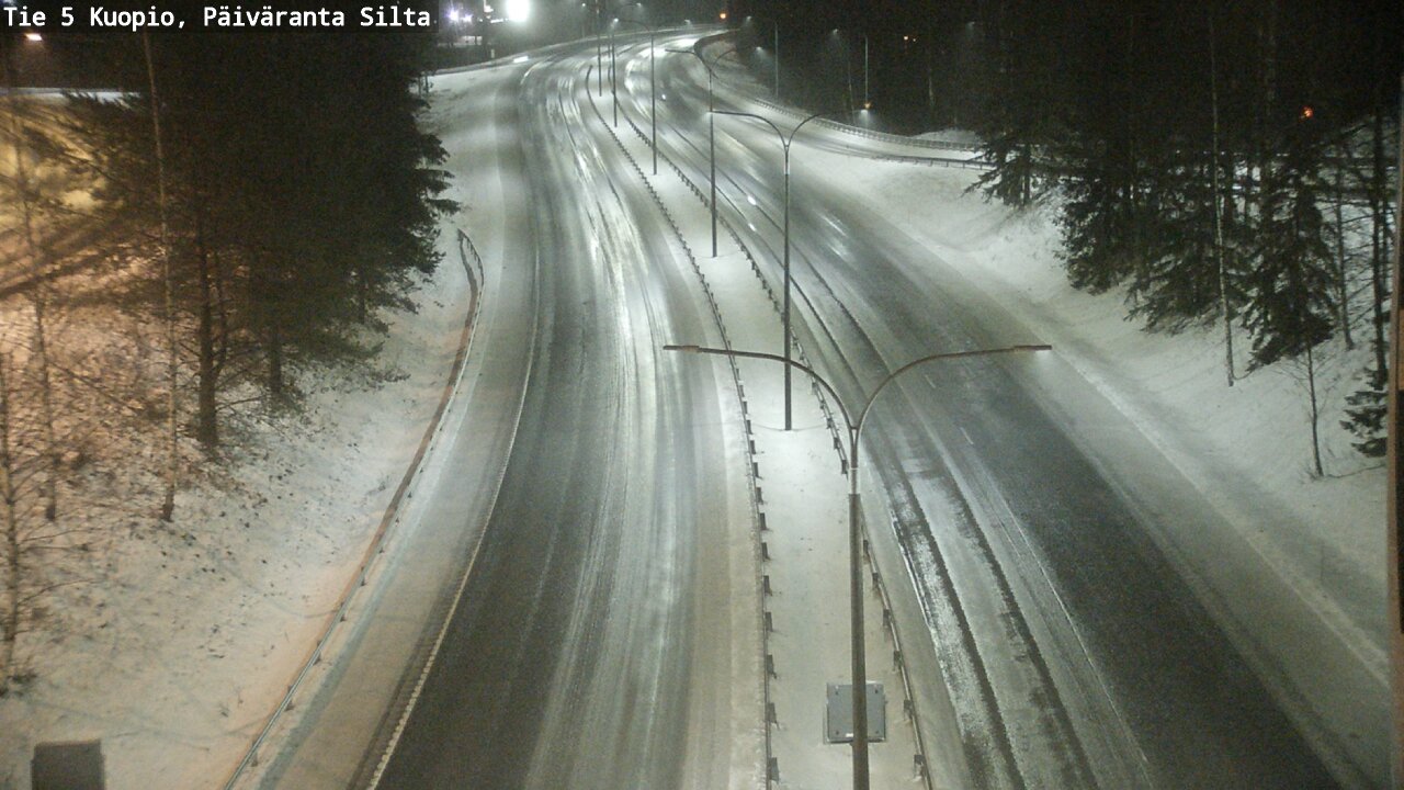 Weather Camera Image Road 5 Kuopio, Päiväranta silta, Kuopio, Pohjois-Savo
