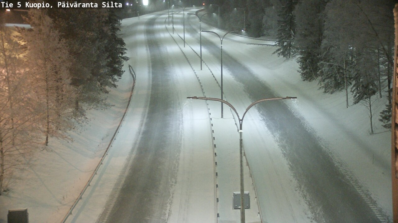 Kelikamerat Kuva Tie 5 Kuopio, Päiväranta silta, Kuopio, Pohjois-Savo