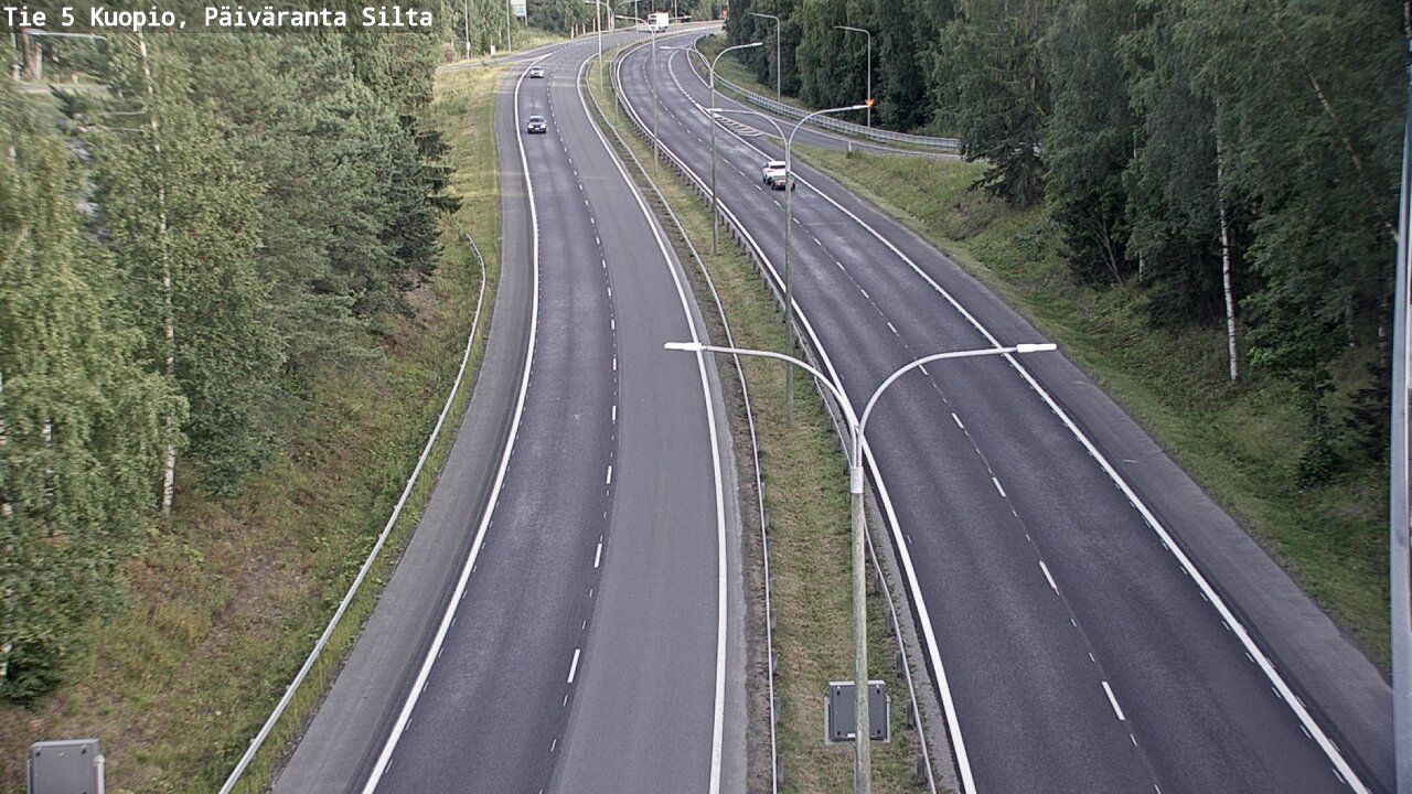 Kelikamerat Kuva Tie 5 Kuopio, Päiväranta silta, Kuopio, Pohjois-Savo