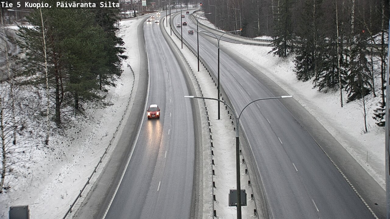 Weather Camera Image Road 5 Kuopio, Päiväranta silta, Kuopio, Pohjois-Savo